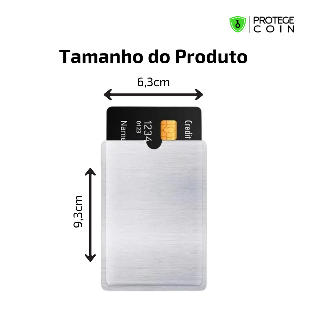 Porta Cartão Bloqueador De Sinal (Anti Furto)