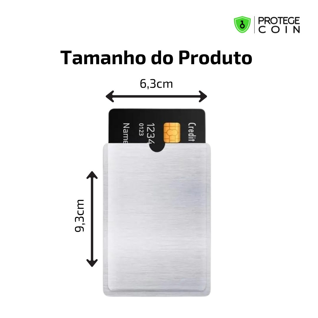 Porta Cartão Bloqueador De Sinal (Anti Furto)