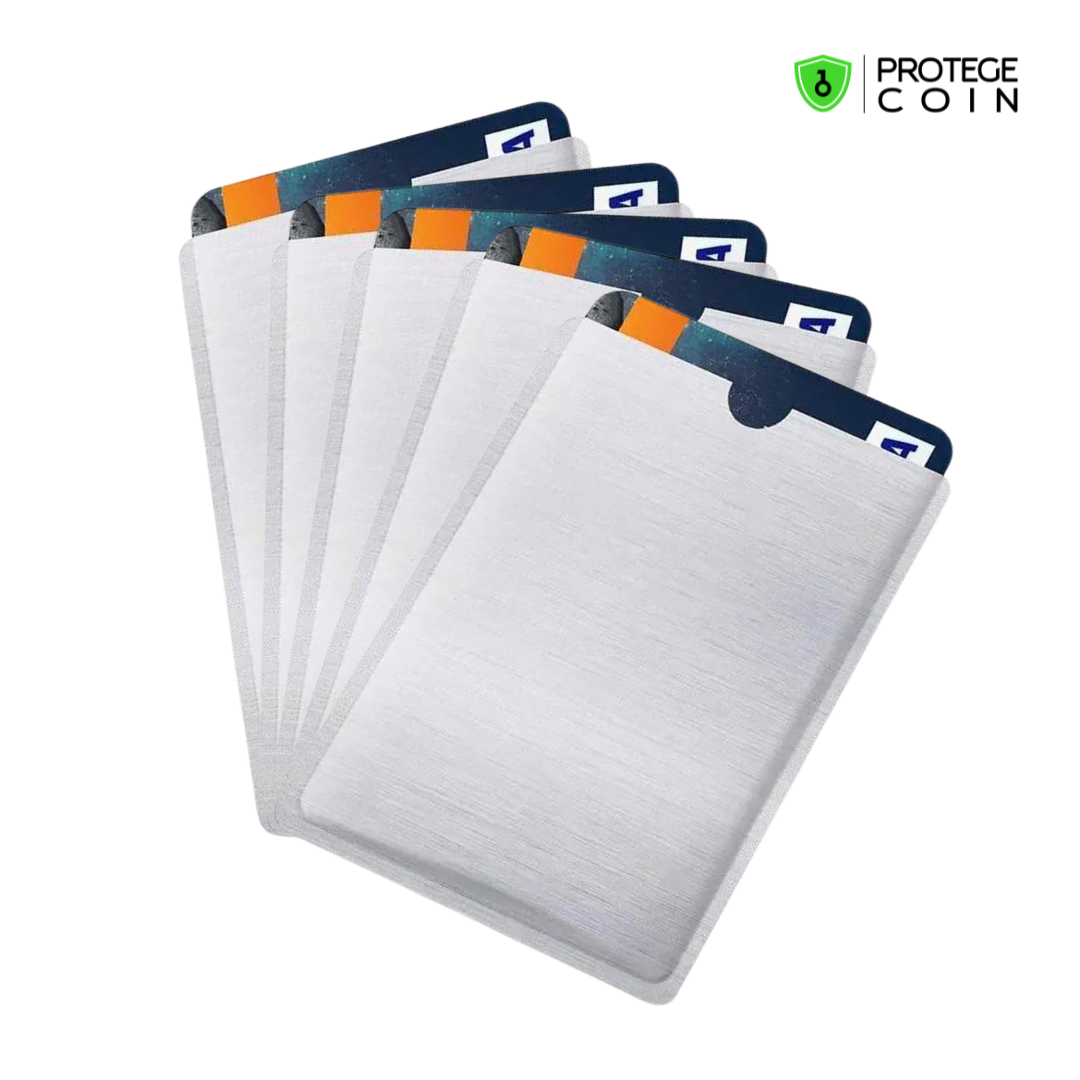 Porta Cartão Bloqueador De Sinal (Anti Furto) 5 Unidades