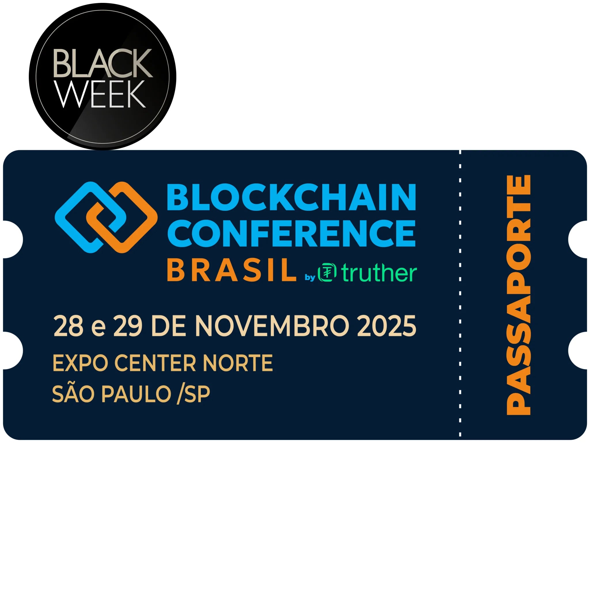 Blockchain Conference Brasil - 2º Lote de Ingressos Passaporte 3º LOTE Ticket