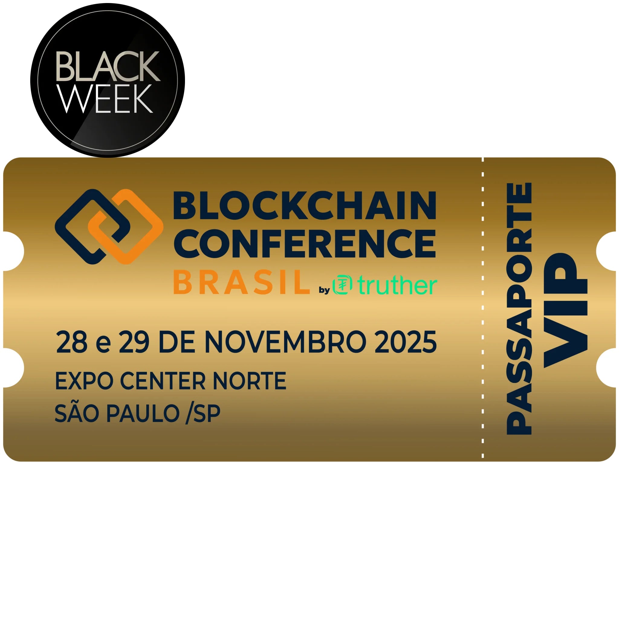 Blockchain Conference Brasil - 2º Lote de Ingressos Passaporte VIP 3º LOTE Ticket