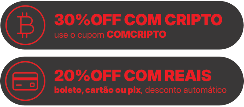 Até <span style="color:#D13838;font-weight:700">30% OFF</span><br>em todas as carteiras.